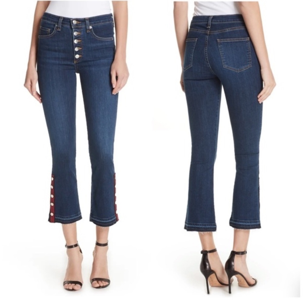 Veronica Beard Carolyn Baby Boot Jeans | Tailored Designer Bootcut Denim | Size - Picture 2 of 10